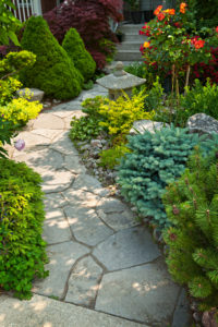 Flagstone garden