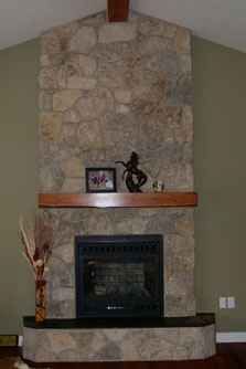 Focal-Point-of-the-Room stone veneer fireplace