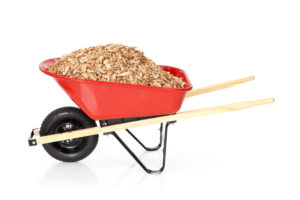 Wheelbarrow Full of Mulch