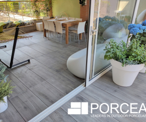 Porcea Stone in Ash Timber