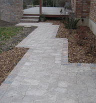 natural stone walkway