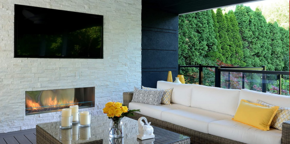 Stone Veneer Fireplaces Enhance Any Space