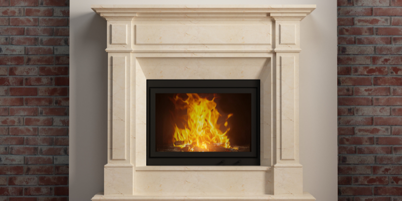 Natural Stone Fireplace Surround