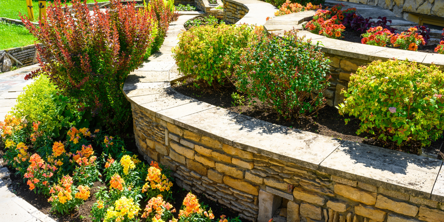 Retaining Wall on terraced garden - o You Need a Retaining Wall? 7 Warning Signs of Soil Erosion & More